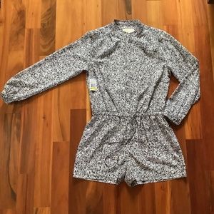 Michael Kors Black & White Romper ~ Size M